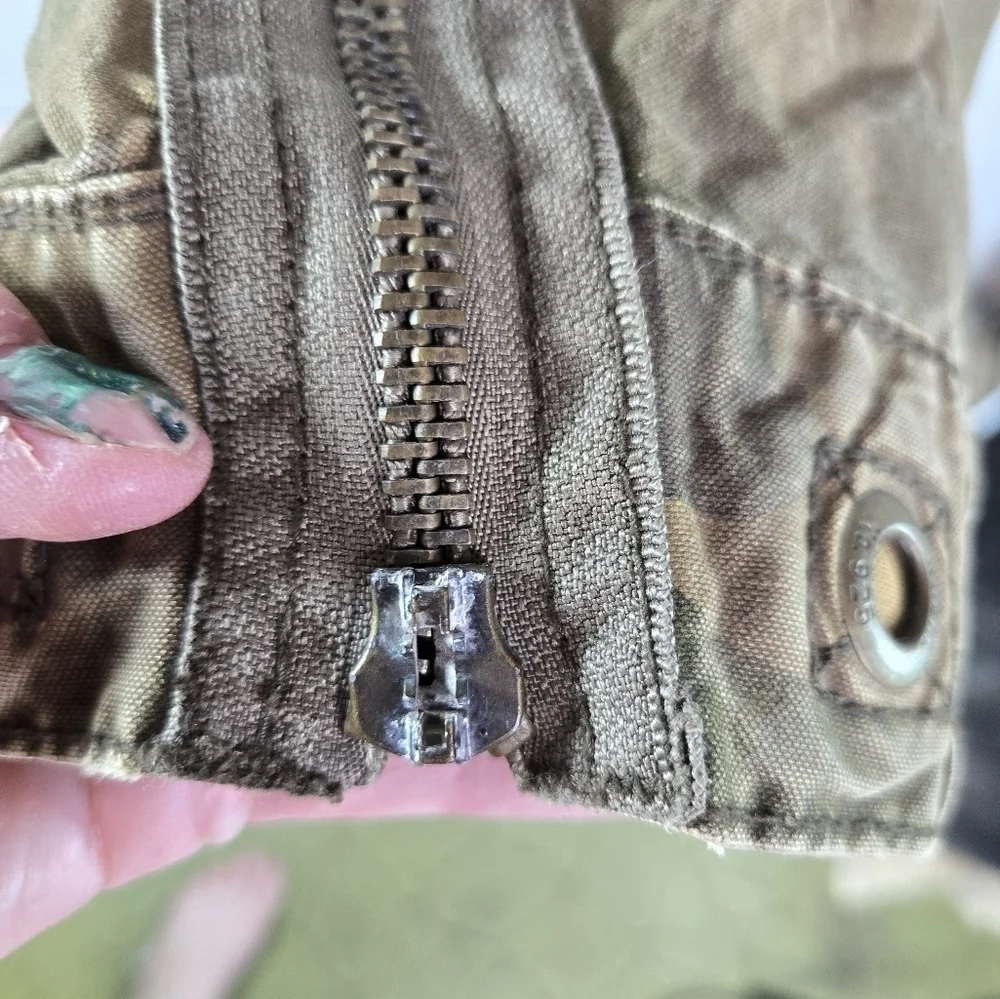 Vtg y2k Ruehl no 925 camo cargo pants  heavy duty